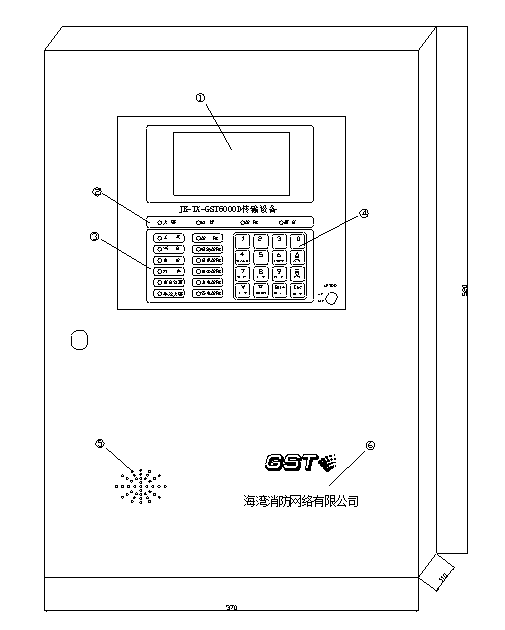 JK-TX-GST6000D傳輸設備外觀示意圖及內(nèi)部結(jié)構圖