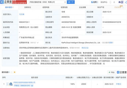 開普云斥資2億元成立智能存儲公司，戰略布局AI與軟件開發新賽道